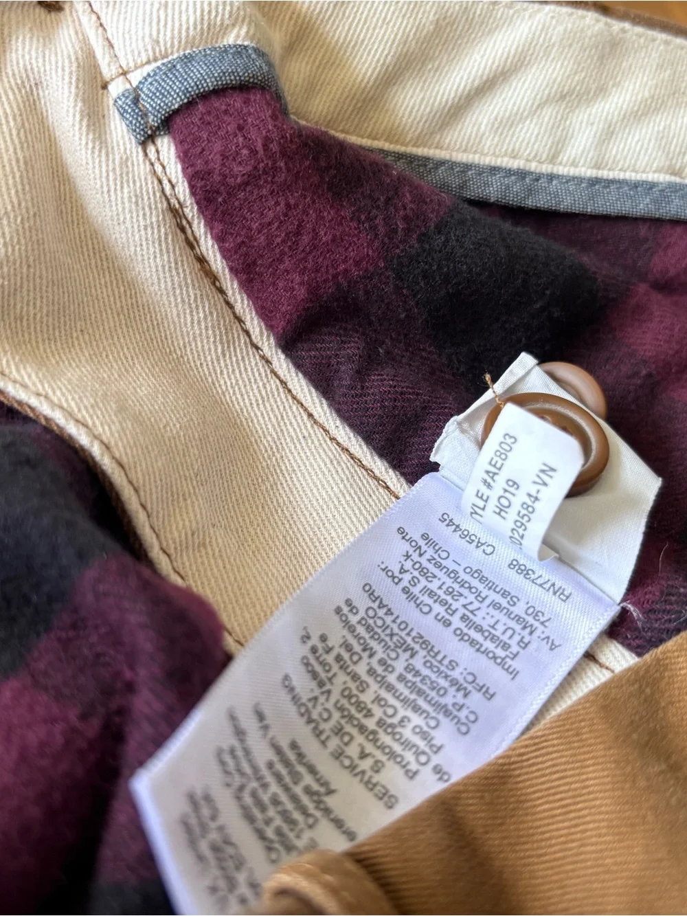 J. Crew 770 Straight-Fit Flannel-Lined Cabin Pant-Brown/Tan-Men's Size 36x30-NWT